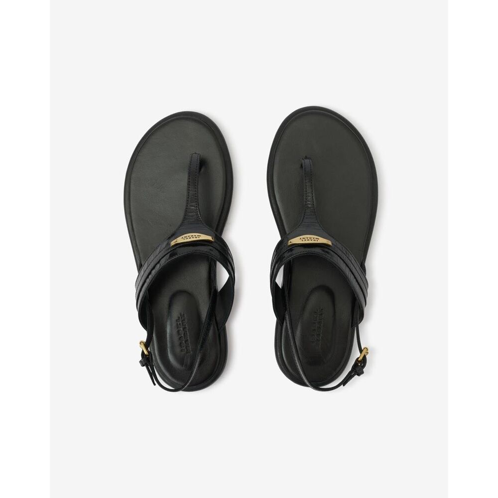 Isabel Marant NYA flat leather sandals Size 36 - Picture 2 of 11